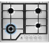 Placa de gas Serie 600 Slim KGS6436SX 4 zonas (acero inoxidable) - ELECTROLUX
