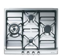 Smeg SER60SGH3 hobs Acero inoxidable Integrado Encimera de gas 4 zona(s)