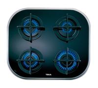 Teka CG.1 4G AI AL Placa de Gas Butano 4 Zonas Negro/Acero Inoxidable