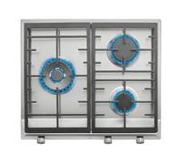 Teka EX 60.1 3G AI AL DR CI Placa de Gas Butano 3 Zonas 60cm Acero Inoxidable