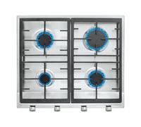 Placa de gas Teka EX 60.1 4G AI AL CI de 4 zonas, inox
