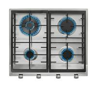Teka EX 60.14G AI AL DR Placa de Gas Natural 4 Zonas Acero Inoxidable