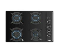 Teka GBC 64003 Encimera de Gas 4 Zonas con Placa de Cristal