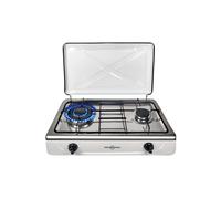 Placa de gas - Vitrokitchen - Botón pulsador - Multicolor - 69x68x19 cm - Gas natural - Acero aleado