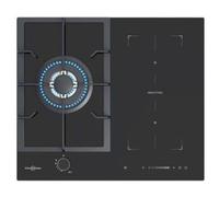 Placa de Gás y Inducción VITROKITCHEN 3Z Flex (Eléctrica e Gás Butano - 58 cm - Negro)
