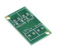Placa de gestión avanzada de carga solar para baterías de litio con detección integrada de día y noche para lámparas