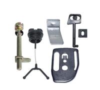 Placa de guía del tensor del ajustador de cadena, compatible con motosierra 136, 137, 141 y 142, tapa de aceite de la varilla del estrangulador, pieza de repuesto