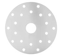Placa de guía térmica de acero inoxidable, difusor de calor de inducción, convertidor de disco de cocina para estufa de gas (16,5 cm)