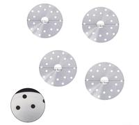 Placa de guía térmica de acero inoxidable para cocinas de inducción que convierte utensilios de cocina sin inducción para una distribución eficiente del calor (14,8 cm)