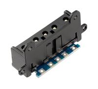 Placa de hebilla de batería de montaje en V de metal con base de cinco pines para monitores y equipo de película, fácil instalación con circuitos de alta compatibilidad