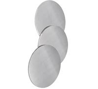 Placa de hierro redonda A3 - Lámina metálica de 0,3 mm de grosor for bricolaje e industria - 10 unidades de tamaños surtidos(50mm 10pcs)