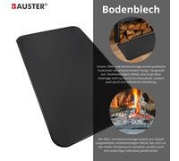 Placa de horno placa de suelo 80x49 cm placa de chimenea estufa placa de...