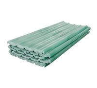 Placa De Iluminación Natural De Fibra De Vidrio De 2mm, Hojas De Techo Corrugado, Hojas De Aislamiento FRP, Chapa Ondulada, Para Marquesina, Balcón, Cochera(4pcs,93x120cm/36.6x47.2in)