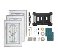 Placa de impresión de azulejos invisibles para Geberit Sigma Serie con fijación magnética, diseño moderno de baño, fácil instalación sin herramientas, accesorios de montaje completos, 22,2 x 14 cm