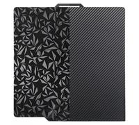 Placa de Impresión PEO Pet Doble Cara para Bambu Lab X1, X1C, X1E, P1P, P1S, A1, 257x257mm Placa Flexibles de Acero con Superficie Lisa y Texturizada para Bambu Lab