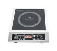 Placa de inducción, 1 placa de 3500 W, placa de cocción de 30 cm, placa de inducción portátil, 10 niveles de calor, eficiencia APF de 3 niveles, función Booster, Negro, 220-240 V