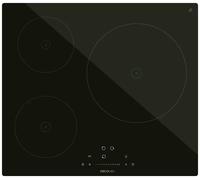 Placa de Inducción 3 Fuegos, 7200W, Control Táctil y Seguridad Infantil de Cecotec