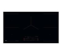 Placa de inducción 5 zonas, 90 cm, 7350W, Touch, temporizador, función puente, negra