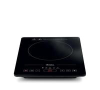 Ariete 1997 - Placa de inducción portátil simple, cerámica, 2000 W, 10 niveles de potencia, temporizador hasta 4 horas, seguridad infantil, 5 programas, negro