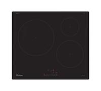 Placa de inducción balay 3eb865ers con 3 zonas de cocción zona grande de 28cm 4600 w negro 60cm