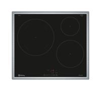 Balay 3EB865XR Placa de Inducción 3 Zonas de Cocción 60cm Acero Inoxidable