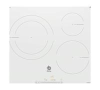 Placa de inducción Balay 3EB965BU - 60 cm, blanca, biselada