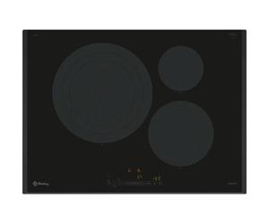 Placa de inducción Balay 3EB977LH 7400W 3 zonas Antracita vidrio cerámica 70cm