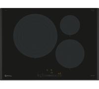 Placa de inducción balay 3eb977lh con 3 zonas de cocción zona grande de 30cm 7400 w negro 71cm