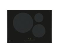 Placa de inducción balay 3eb977lh con 3 zonas de cocción zona grande de 30cm 7400 w negro 71cm