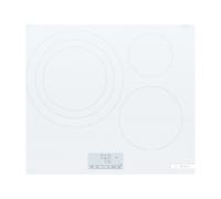 Placa de inducción Bosch PID612BB1E blanca, 3 zonas y zona triple de 32 cm