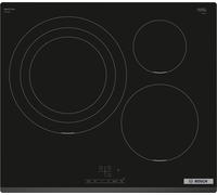Placa de inducción bosch pid631bb5e con 3 zonas de cocción zona grande de 32cm 7400 w negro 60cm