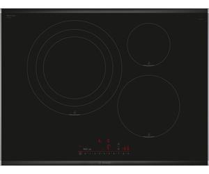 Placa de inducción bosch pid775hc1e con 3 zonas de cocción zona grande de 32cm 7400 w negro 71cm