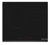 Placa de inducción bosch pxj631hc2e con 2 zonas de cocción y zona flex 7400 w negro 60cm