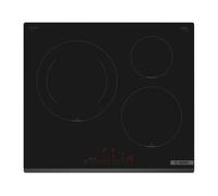 Placa de Inducción Bosch Serie 6 3 Zonas 7400W Negra - PIJ631HC1E