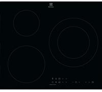 Placa de inducción c/3 fuegos 590x520mm 7350W (Negra) - ELECTROLUX