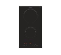 Placa de Inducción Candy CID-30/1 2 Zonas 30cm, Vidrio Negro, Control Táctil, 3500W integrable