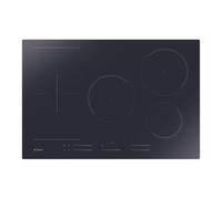 Candy CTPS64SCTTWIFI - Placa de inducción, control deslizante mono, 4 zonas de cocción, WiFi, sin marco, cristal negro, 52 x 59 x 6 cm