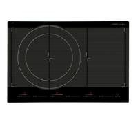 Placa de inducción cata giga 750 bk con 6 zonas de cocción zona grande de 21cm y zona flex 11000 w negro 80cm