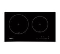 Placa de Inducción Cata IB 2 Plus BK Integrada 59 cm 2 Zonas Control Táctil Vidrio Negro