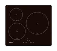 Placa de inducción Cata IB 6403E2 BK - 3 zonas, 59 cm, 5300 W