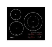 Placa de Inducción Cata INSB 6028 BK Integrada 60 cm 3 Zonas Negra