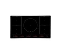 Placa de inducción cata insb 9012 bk/a con 5 zonas de cocción y zona flex 9000 w negro 90cm