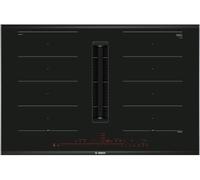 Bosch Serie 8 PXX875D67E hobs Negro Integrado 80 cm Con placa de inducción 4 zona(s) Campana integrada