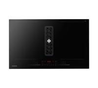 Placa de inducción con campana integrada Infiniton HH-W83A874, 8 zonas, 83 cm, Negro