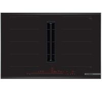 Bosch Serie 8 PXX875D67E hobs Negro Integrado 80 cm Con placa de inducción 4 zona(s) Campana integrada