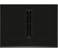 Placa de inducción iQ500 ED751HQ26E 4 Zona(s) 7400W con campana (Negro) - SIEMENS