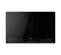 Placa Flex Inducción 80cm TEKA 112730000 FLEX+AFF 87601 MST BK con 6 zonas de cocción con campana integrada