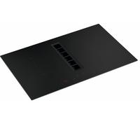 Placa de inducción con extractor mepamsa indu value con 4 zonas de cocción y zona flex 7400w negro 70 cm