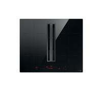 Placa de inducción con extractor turboair impulso con 4 zonas de cocción y zona flex 7200w negro 60 cm