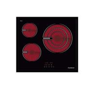 Placa de inducción Corberó 3EB965BU 3 Zonas Cristal Negro Touch Control Booster